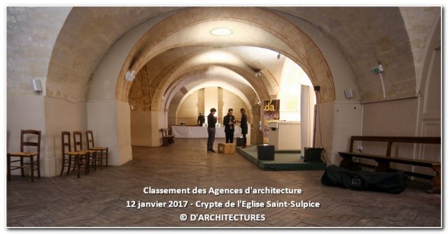 Classement des Agences d'architecture 2016